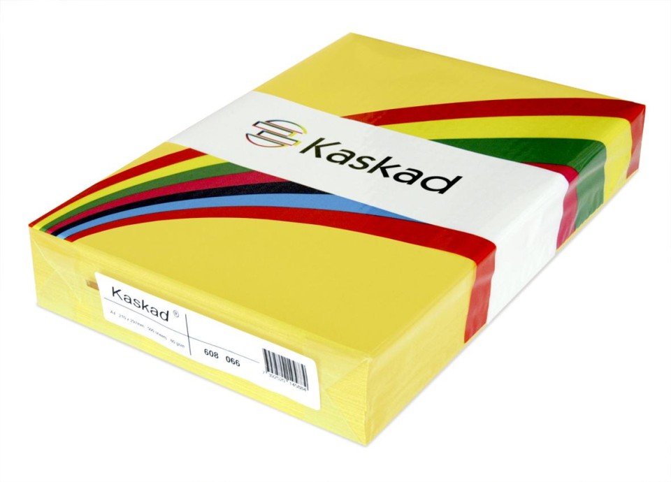 49037 Kaskad Tinted Copy Paper A4 80gsm Yellow