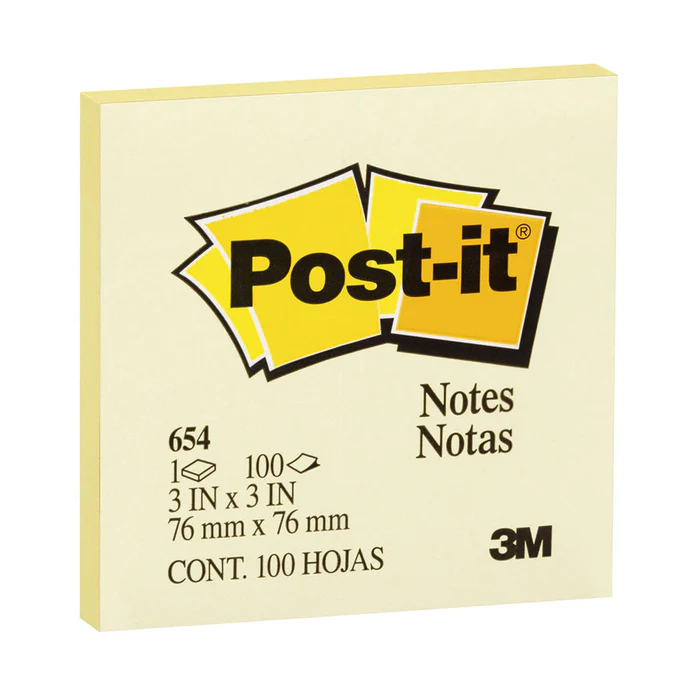 R330 3M Post-it Pop Up Notes 76 x 76mm Yellow